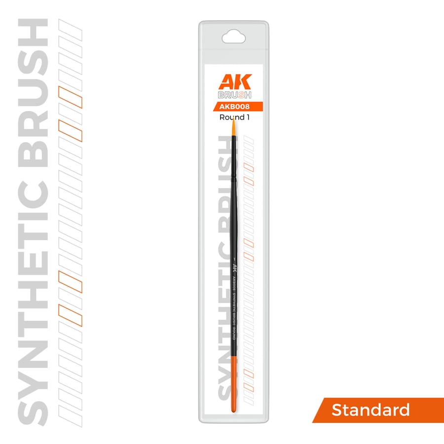 WarForge - AK SYNTHETIC BRUSH – ROUND 1 - Warhammer