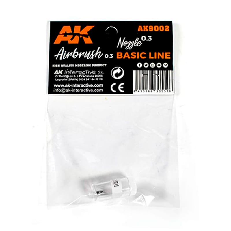 WarForge - 0.3 NOZZLE FOR AK AIRBRUSH - Warhammer