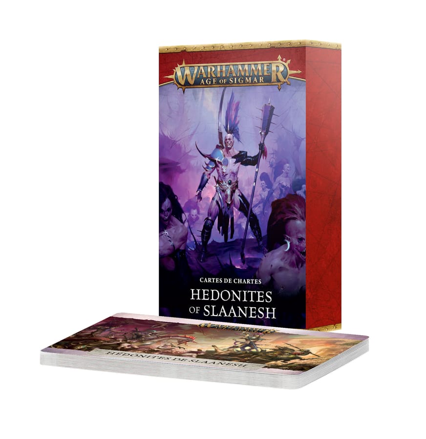 WarForge - Cartes de Charte: Hedonites of Slaanesh - Games Workshop hedonites of slaanesh