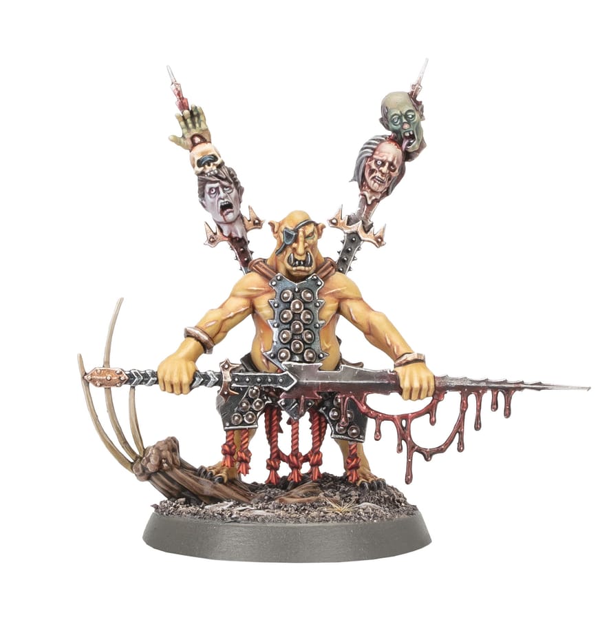 WarForge - Boss Égorgeur Hobgrot - Games Workshop orruk warclans