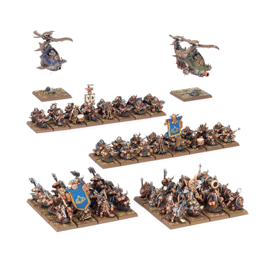WarForge - Bataillon des Forteresses Naines - Games Workshop dwarfs