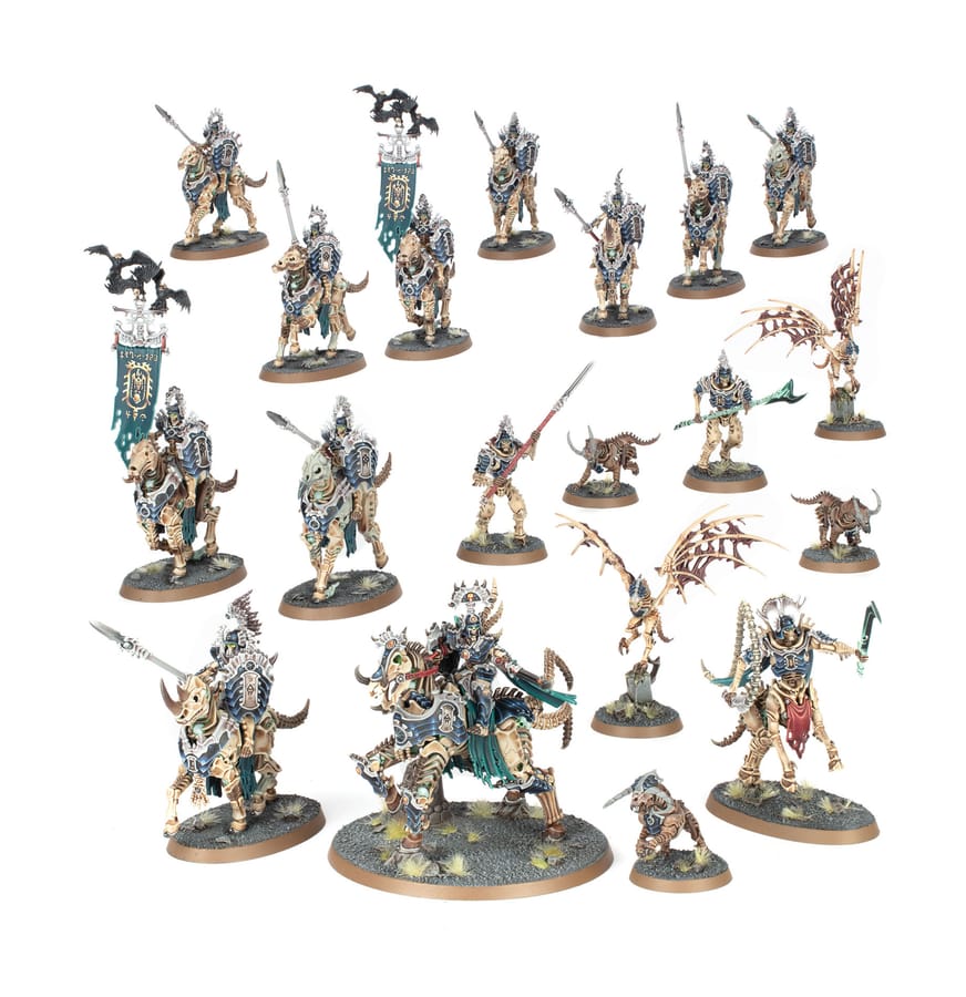 WarForge - Fer de Lance: Collecteurs Ossiarques – Avant-garde Kavalos - Games Workshop ossiarch bonereapers