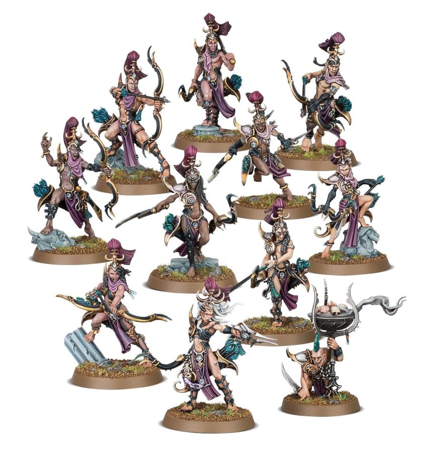 WarForge - Blissbarb Archers - Games Workshop hedonites of slaanesh