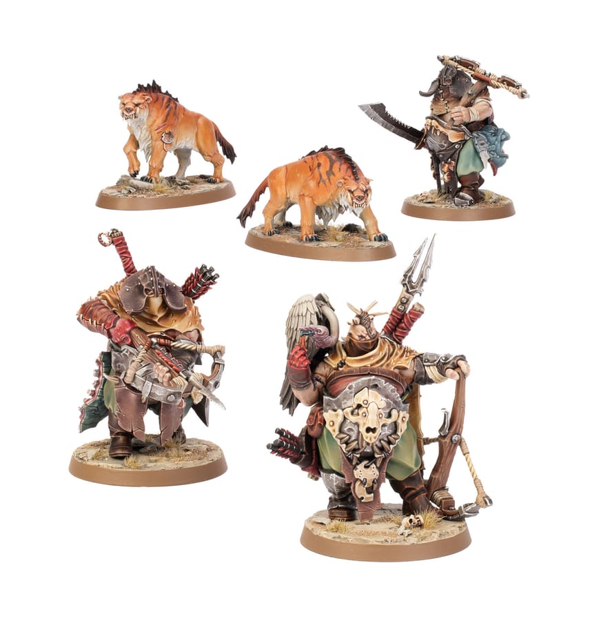 WarForge - Chasseurs avec Dents de Sabre - Games Workshop ogor mawtribes