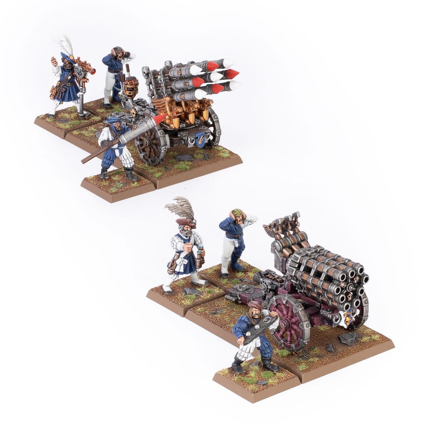 WarForge - Canons à Répétition Feu d'Enfer & Batteries Tonnerre de Feu - Games Workshop empire