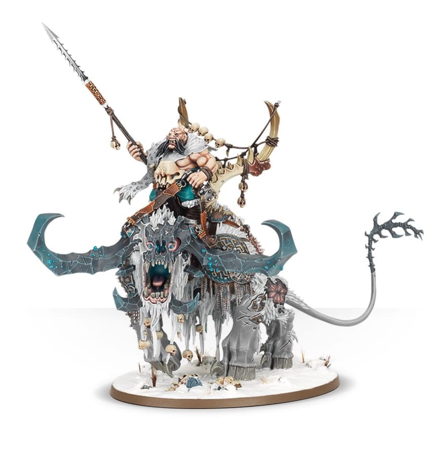 WarForge - Frostlord on Stonehorn - Games Workshop ogor mawtribes