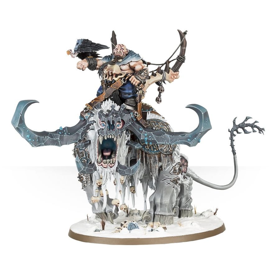 WarForge - Huskard on Stonehorn - Games Workshop ogor mawtribes