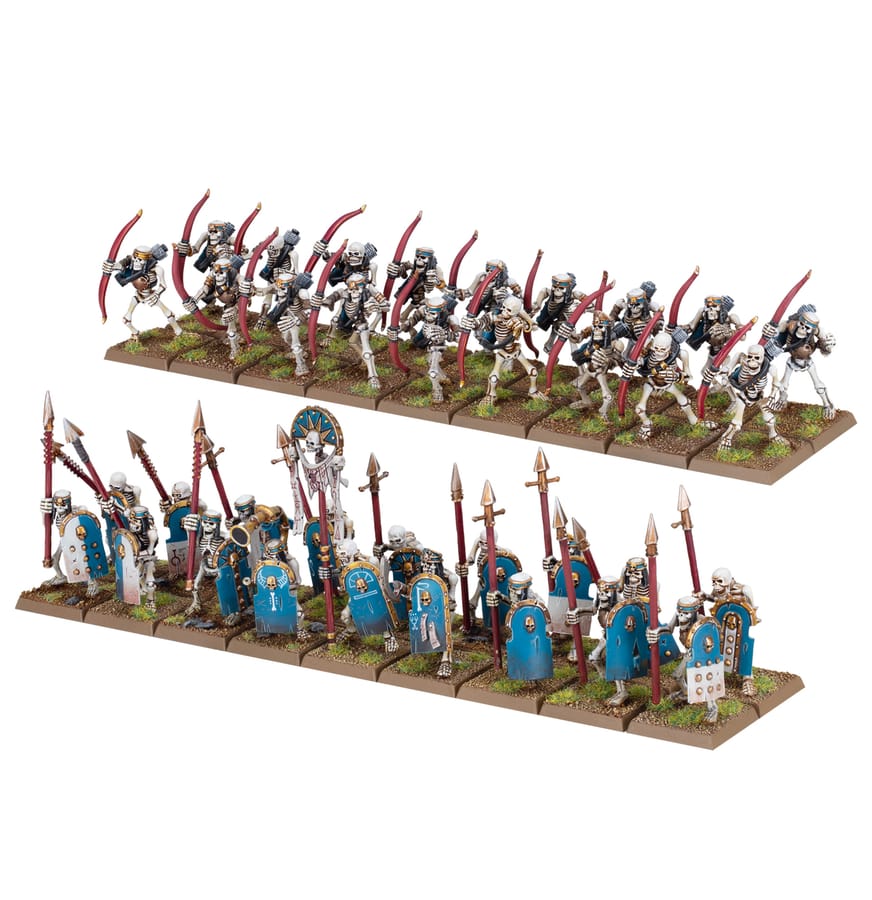WarForge - Guerriers/Archers Squelettes des Rois des Tombes - Games Workshop tomb kings
