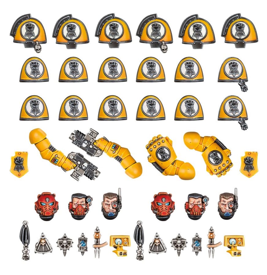 WarForge - Améliorations et décalcomanies Imperial Fists Primaris - Warhammer - Space Marines