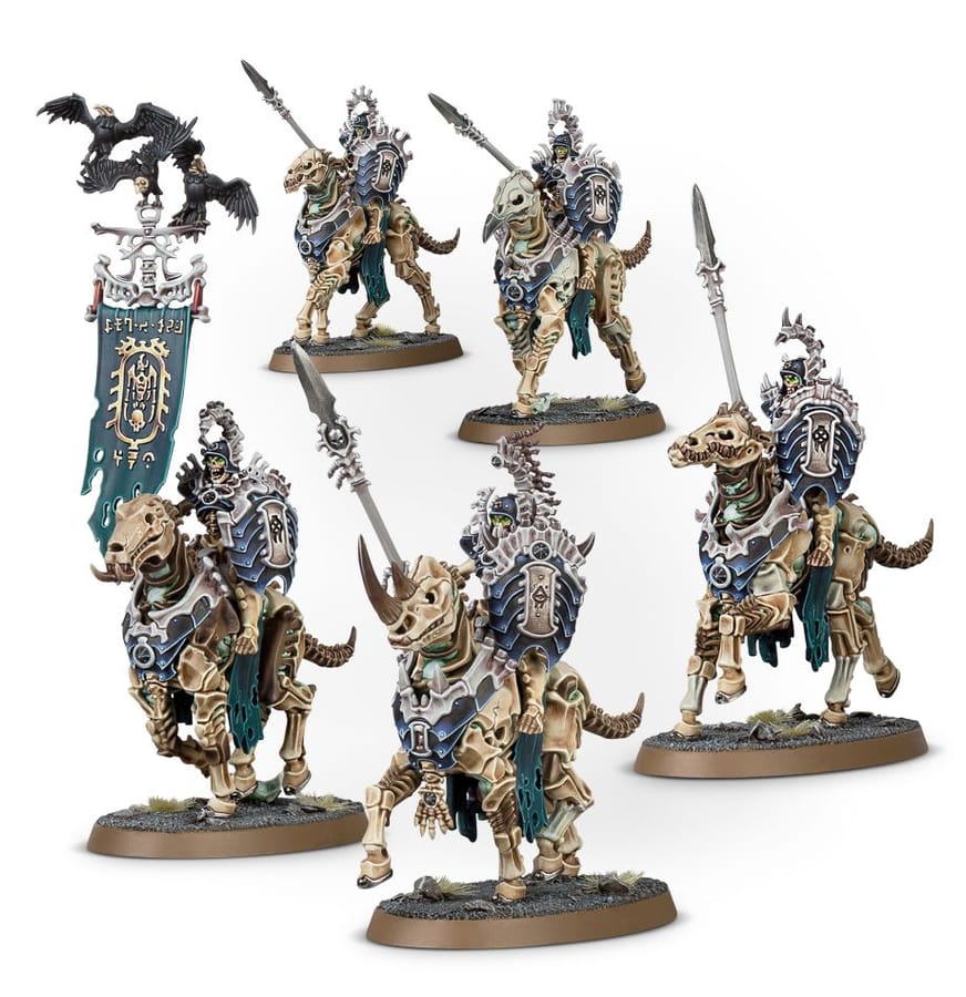 WarForge - Kavalos Deathriders - Games Workshop ossiarch bonereapers