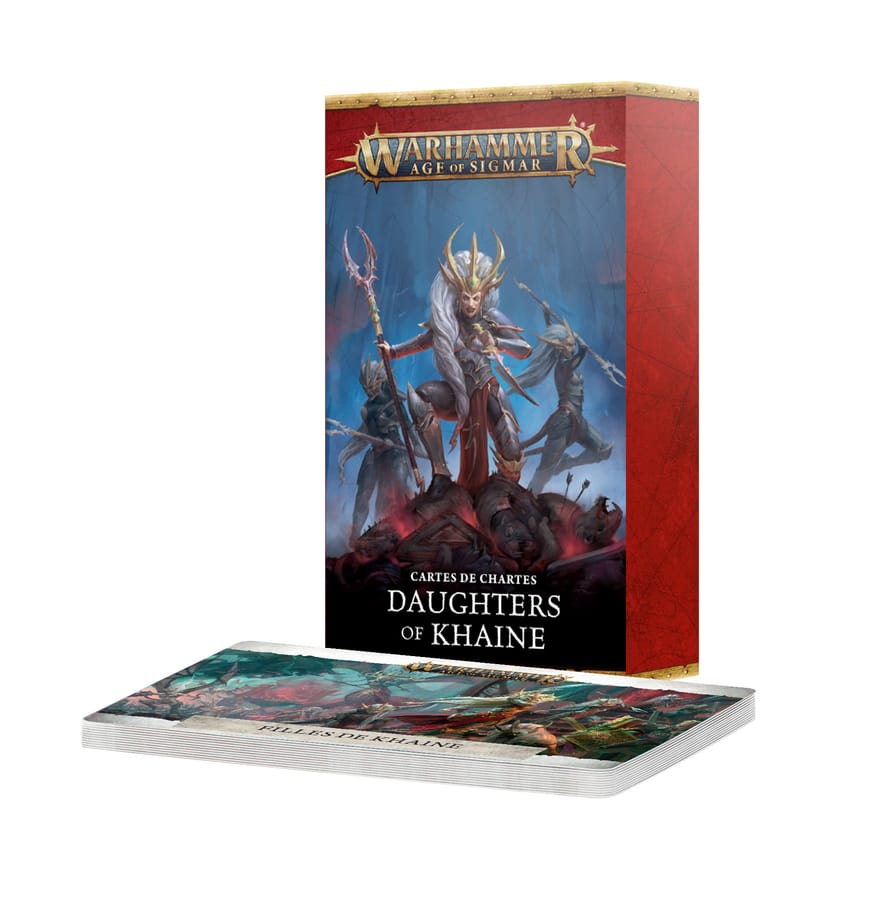 WarForge - Cartes de Charte: Daughters of Khaine - Games Workshop daughters of khaine