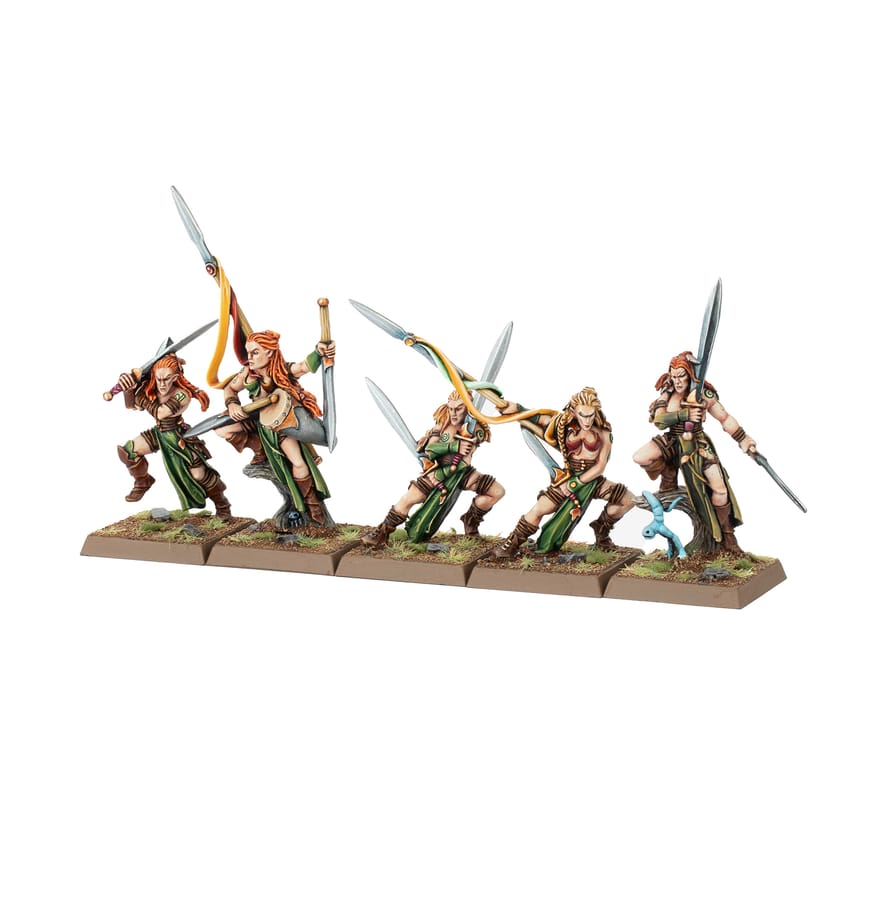 WarForge - État-major de Troupe de Danseurs de Guerre - Games Workshop wood elves