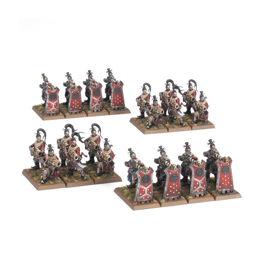 WarForge - Fusiliers Grêle de Fer & Équipes de Canon Grue - Games Workshop grand cathay