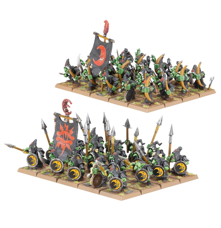 WarForge - Bande de Gobelins de la Nuit - Games Workshop orcs and goblins