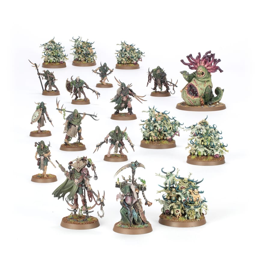 WarForge - Fer de Lance: Putrescents de Nurgle – Cellule Bubonique - Games Workshop maggotkin of nurgle