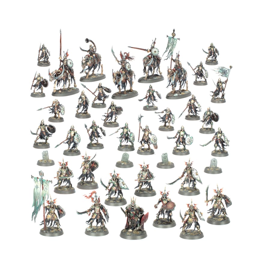 WarForge - Fer de Lance: Seigneurs Ruinemânes – Ost des Tombes de Raclemorts - Games Workshop soulblight gravelords