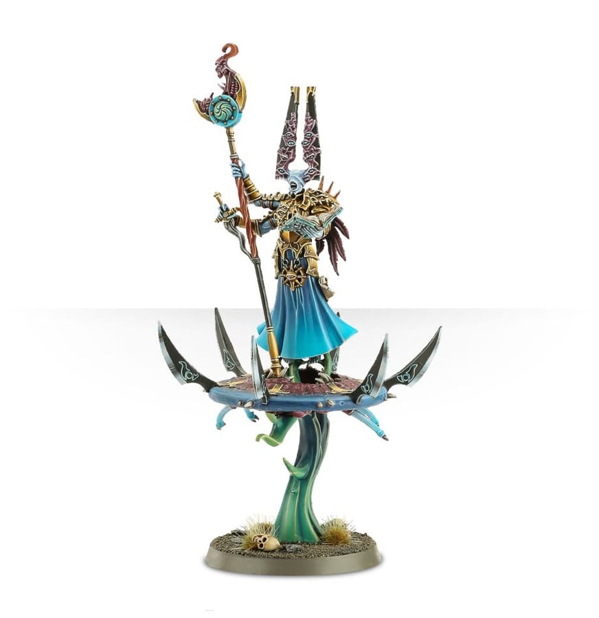 WarForge - Invocateur Cachectique sur Disque de Tzeentch - Games Workshop disciples of tzeentch