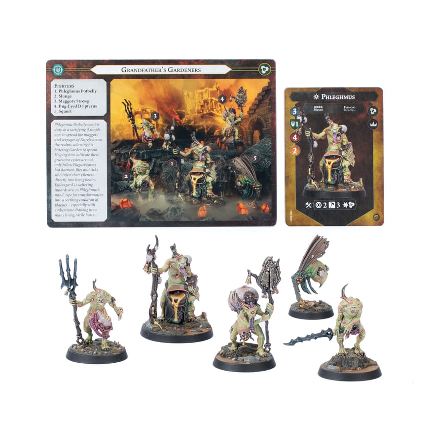 WarForge - Jardiniers de Grand-père - Games Workshop maggotkin of nurgle