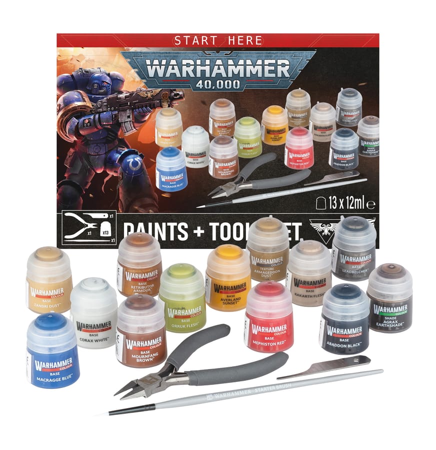 WarForge - Warhammer 40,000: Set Peintures + Outils - Games Workshop