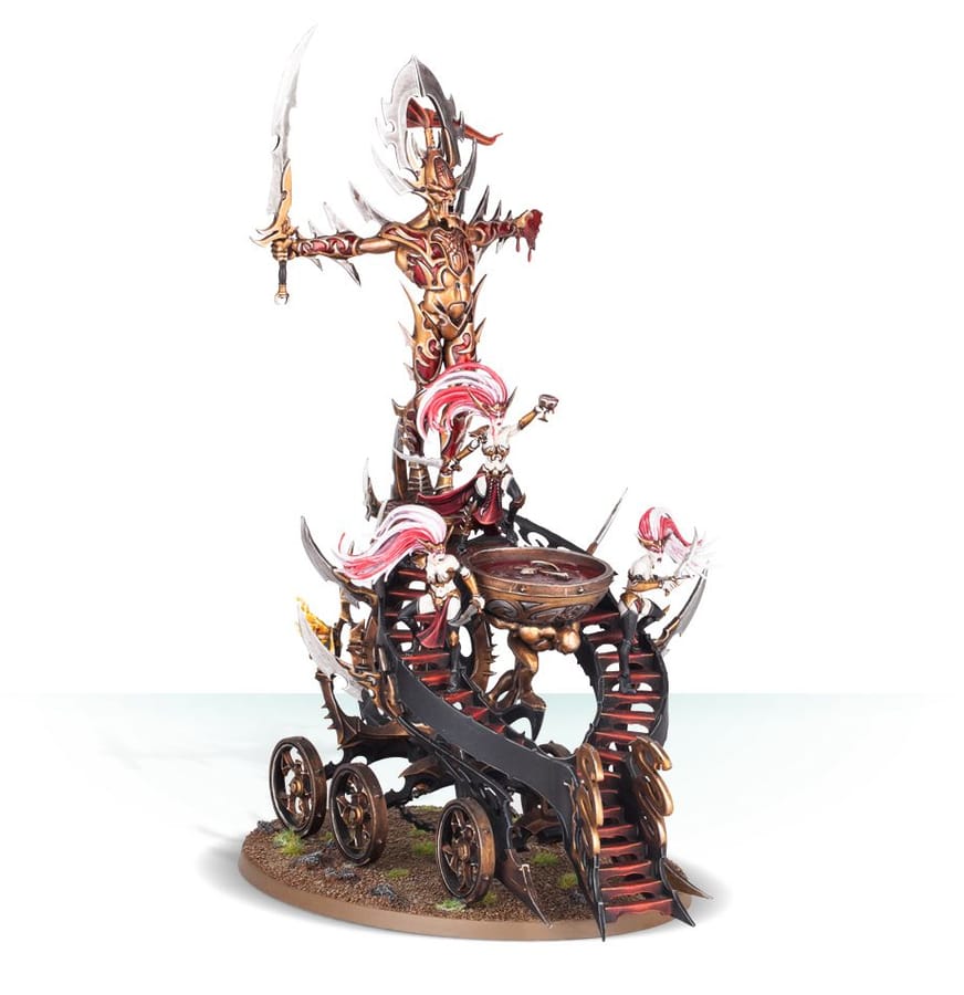 WarForge - Hag Queen on Cauldron of Blood - Games Workshop daughters of khaine