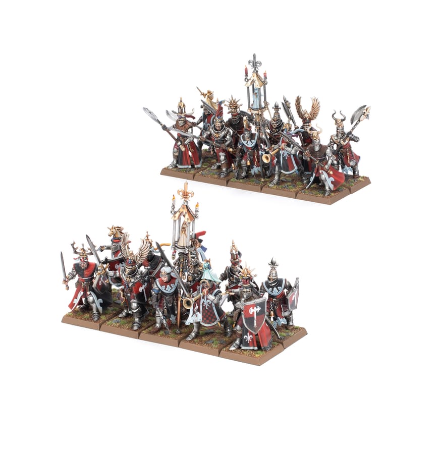 WarForge - Chevaliers du Royaume à Pied - Games Workshop bretonnia