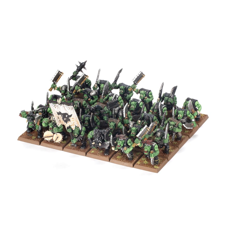 WarForge - Bande d'Orques - Games Workshop orcs and goblins